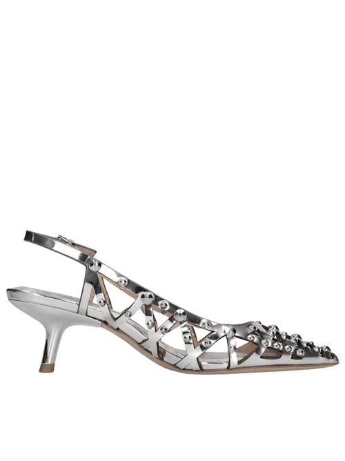 Décolléte slingback in vernice ASH | BIZARRE MIRROR LEATHERARGENTO